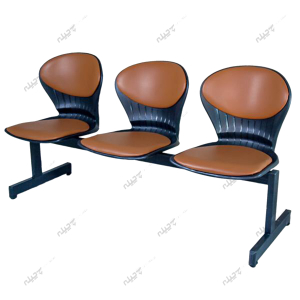 صندلی انتظار صدفی متصل 3 نفره