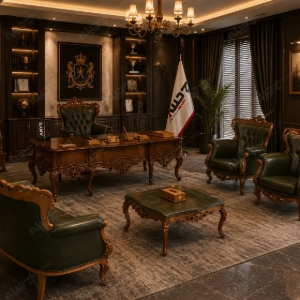 نیم ست اداری کلاسیک شل