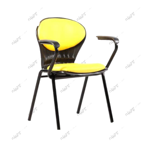 صندلی انتظار صدفی ثابت دسته دار